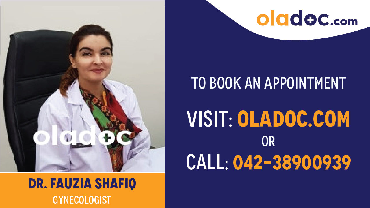 Book appointment with Dr. Fauzia Shafiq-best Gynecologist in Karachi